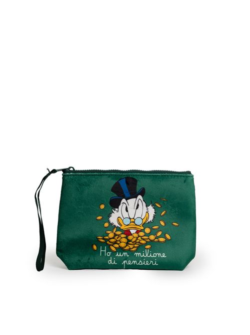 Pochette Aline Zio Paperone in scuba Verde Mc2 Saint Barth | ALI000202826I